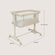 Patut co-sleeper, Lionelo, Pari, Multifunctional, Cu leganare, Reglabil in 6 pozitii pe inaltime, Saltea cu densitate T25, Geanta transport, 84x48x70-80 cm, Bej
