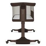 Patut co-sleeper, Lionelo, Pari, Multifunctional, Cu leganare, Reglabil in 6 pozitii pe inaltime, Saltea cu densitate T25, Geanta transport, 84x48x70-80 cm, Maro