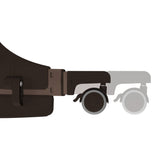 Patut co-sleeper, Lionelo, Pari, Multifunctional, Cu leganare, Reglabil in 6 pozitii pe inaltime, Saltea cu densitate T25, Geanta transport, 84x48x70-80 cm, Maro
