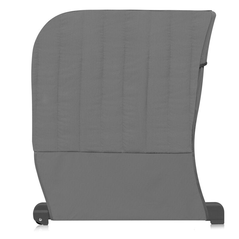 Patut co-sleeper, Lionelo, Thomi Plus, 5 in 1, Multifunctional, Sustine pana la 9 kg ca patut, 15 kg tarc de joaca, 100 kg canapea, Inaltime reglabila in 7 pozitii, De la nastere pana la 4 ani, Cu 2 saltele din spuma T25, 94x70x77-93,5 cm, Gri
