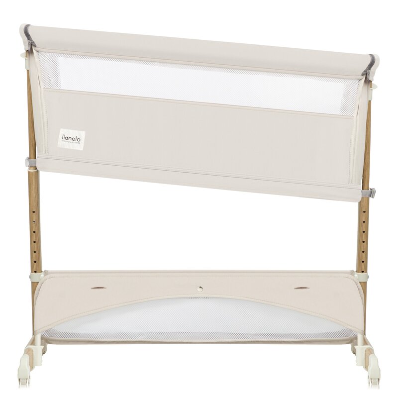 Patut co-sleeper, Lionelo, Thomi Plus, 5 in 1, Multifunctional, Sustine pana la 9 kg ca patut, 15 kg tarc de joaca, 100 kg canapea, Inaltime reglabila in 7 pozitii, De la nastere pana la 4 ani, Cu 2 saltele din spuma T25, 94x70x77-93,5 cm, Bej - gogobaby.ro