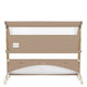Patut co-sleeper, Lionelo, Thomi Plus, 5 in 1, Multifunctional, Sustine pana la 9 kg ca patut, 15 kg tarc de joaca, 100 kg canapea, Inaltime reglabila in 7 pozitii, De la nastere pana la 4 ani, Cu 2 saltele din spuma T25, 94x70x77-93,5 cm, Maro