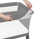 Patut co-sleeper, Lionelo, Thomi Plus, 5 in 1, Multifunctional, Sustine pana la 9 kg ca patut, 15 kg tarc de joaca, 100 kg canapea, Inaltime reglabila in 7 pozitii, De la nastere pana la 4 ani, Cu 2 saltele din spuma T25, 94x70x77-93,5 cm, Gri