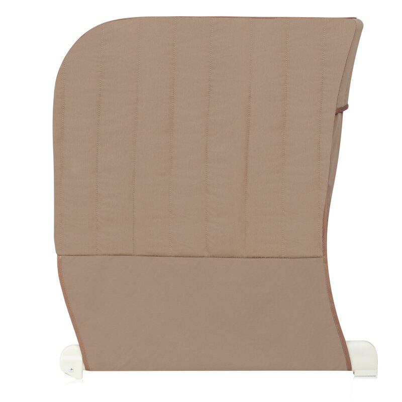 Patut co-sleeper, Lionelo, Thomi Plus, 5 in 1, Multifunctional, Sustine pana la 9 kg ca patut, 15 kg tarc de joaca, 100 kg canapea, Inaltime reglabila in 7 pozitii, De la nastere pana la 4 ani, Cu 2 saltele din spuma T25, 94x70x77-93,5 cm, Maro