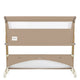 Patut co-sleeper, Lionelo, Thomi Plus, 5 in 1, Multifunctional, Sustine pana la 9 kg ca patut, 15 kg tarc de joaca, 100 kg canapea, Inaltime reglabila in 7 pozitii, De la nastere pana la 4 ani, Cu 2 saltele din spuma T25, 94x70x77-93,5 cm, Maro