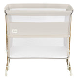 Patut co-sleeper, Lionelo, Thomi Plus, 5 in 1, Multifunctional, Sustine pana la 9 kg ca patut, 15 kg tarc de joaca, 100 kg canapea, Inaltime reglabila in 7 pozitii, De la nastere pana la 4 ani, Cu 2 saltele din spuma T25, 94x70x77-93,5 cm, Bej