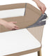 Patut co-sleeper, Lionelo, Thomi Plus, 5 in 1, Multifunctional, Sustine pana la 9 kg ca patut, 15 kg tarc de joaca, 100 kg canapea, Inaltime reglabila in 7 pozitii, De la nastere pana la 4 ani, Cu 2 saltele din spuma T25, 94x70x77-93,5 cm, Maro