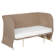 Patut co-sleeper, Lionelo, Thomi Plus, 5 in 1, Multifunctional, Sustine pana la 9 kg ca patut, 15 kg tarc de joaca, 100 kg canapea, Inaltime reglabila in 7 pozitii, De la nastere pana la 4 ani, Cu 2 saltele din spuma T25, 94x70x77-93,5 cm, Maro