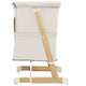 Patut co-sleeper, Lionelo, Thomi Plus, 5 in 1, Multifunctional, Sustine pana la 9 kg ca patut, 15 kg tarc de joaca, 100 kg canapea, Inaltime reglabila in 7 pozitii, De la nastere pana la 4 ani, Cu 2 saltele din spuma T25, 94x70x77-93,5 cm, Bej