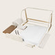 Patut co-sleeper, Lionelo, Thomi Plus, 5 in 1, Multifunctional, Sustine pana la 9 kg ca patut, 15 kg tarc de joaca, 100 kg canapea, Inaltime reglabila in 7 pozitii, De la nastere pana la 4 ani, Cu 2 saltele din spuma T25, 94x70x77-93,5 cm, Bej