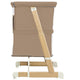 Patut co-sleeper, Lionelo, Thomi Plus, 5 in 1, Multifunctional, Sustine pana la 9 kg ca patut, 15 kg tarc de joaca, 100 kg canapea, Inaltime reglabila in 7 pozitii, De la nastere pana la 4 ani, Cu 2 saltele din spuma T25, 94x70x77-93,5 cm, Maro