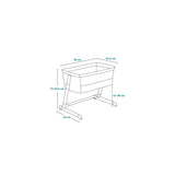 Patut co-sleeper, Lionelo, Thomi Plus, 5 in 1, Multifunctional, Sustine pana la 9 kg ca patut, 15 kg tarc de joaca, 100 kg canapea, Inaltime reglabila in 7 pozitii, De la nastere pana la 4 ani, Cu 2 saltele din spuma T25, 94x70x77-93,5 cm, Bej