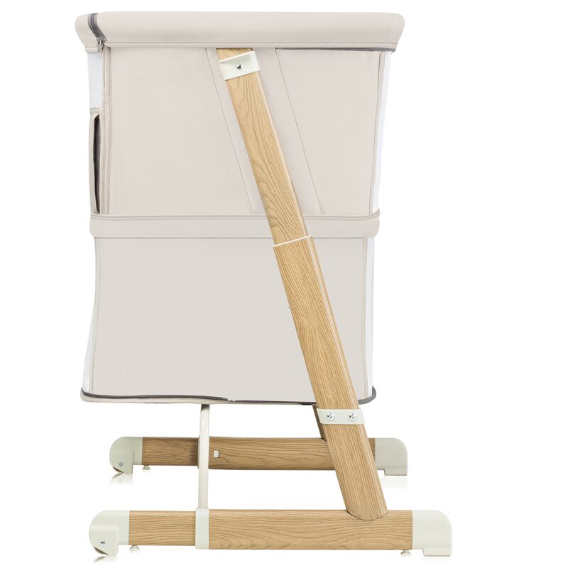 Patut co-sleeper, Lionelo, Thomi Plus, 5 in 1, Multifunctional, Sustine pana la 9 kg ca patut, 15 kg tarc de joaca, 100 kg canapea, Inaltime reglabila in 7 pozitii, De la nastere pana la 4 ani, Cu 2 saltele din spuma T25, 94x70x77-93,5 cm, Bej