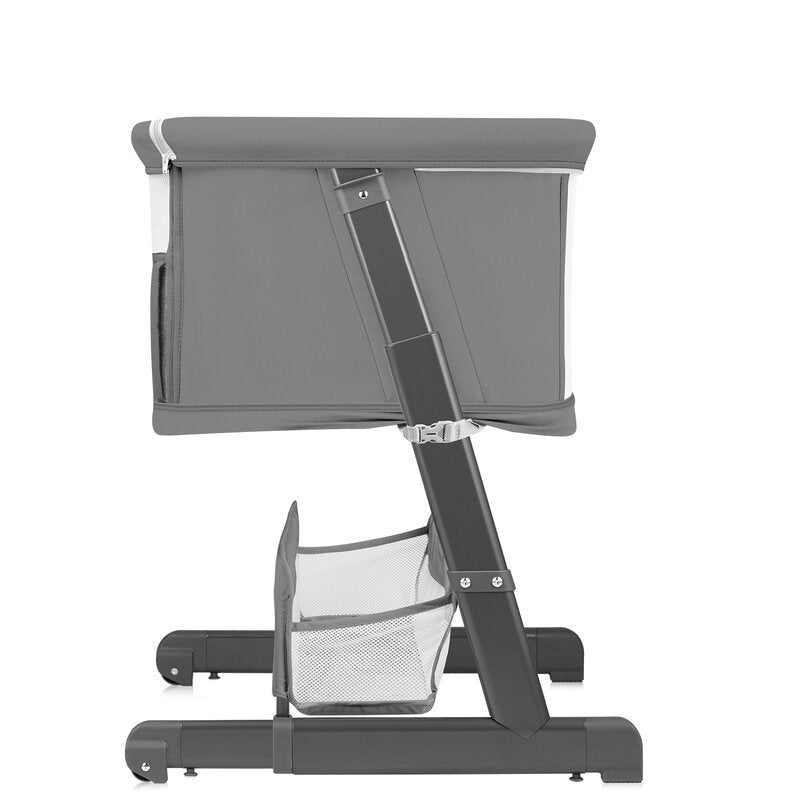 Patut co-sleeper, Lionelo, Thomi Plus, 5 in 1, Multifunctional, Sustine pana la 9 kg ca patut, 15 kg tarc de joaca, 100 kg canapea, Inaltime reglabila in 7 pozitii, De la nastere pana la 4 ani, Cu 2 saltele din spuma T25, 94x70x77-93,5 cm, Gri