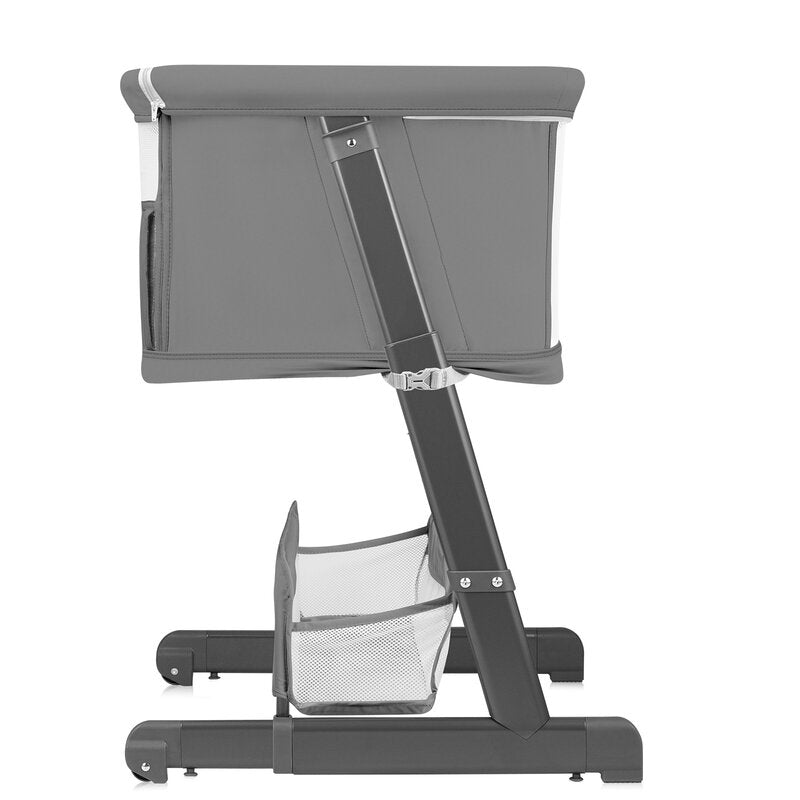 Patut co-sleeper, Lionelo, Thomi Plus, 5 in 1, Multifunctional, Sustine pana la 9 kg ca patut, 15 kg tarc de joaca, 100 kg canapea, Inaltime reglabila in 7 pozitii, De la nastere pana la 4 ani, Cu 2 saltele din spuma T25, 94x70x77-93,5 cm, Gri