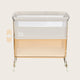 Patut co-sleeper, Lionelo, Thomi Plus, 5 in 1, Multifunctional, Sustine pana la 9 kg ca patut, 15 kg tarc de joaca, 100 kg canapea, Inaltime reglabila in 7 pozitii, De la nastere pana la 4 ani, Cu 2 saltele din spuma T25, 94x70x77-93,5 cm, Bej