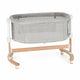 Patut co-sleeper, Petite&Mars, Glory, 2 in 1, Cu leganare, Cu ajustare pe inaltime in 5 pozitii, Cu saltea, Pliabil, Geanta de transport inclusa,0 luni+, Greutate suportata: 9 kg, Bej