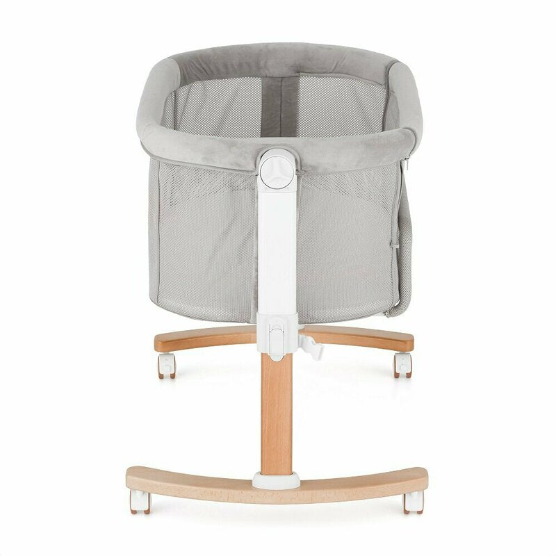 Patut co-sleeper, Petite&Mars, Glory, 2 in 1, Cu leganare, Cu ajustare pe inaltime in 5 pozitii, Cu saltea, Pliabil, Geanta de transport inclusa,0 luni+, Greutate suportata: 9 kg, Bej