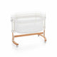Patut co-sleeper, Petite&Mars, Glory, 2 in 1, Cu leganare, Cu ajustare pe inaltime in 5 pozitii, Cu saltea, Pliabil, Geanta de transport inclusa,0 luni+, Greutate suportata: 9 kg, Bej