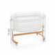 Patut co-sleeper, Petite&Mars, Glory, 2 in 1, Cu leganare, Cu ajustare pe inaltime in 5 pozitii, Cu saltea, Pliabil, Geanta de transport inclusa,0 luni+, Greutate suportata: 9 kg, Bej