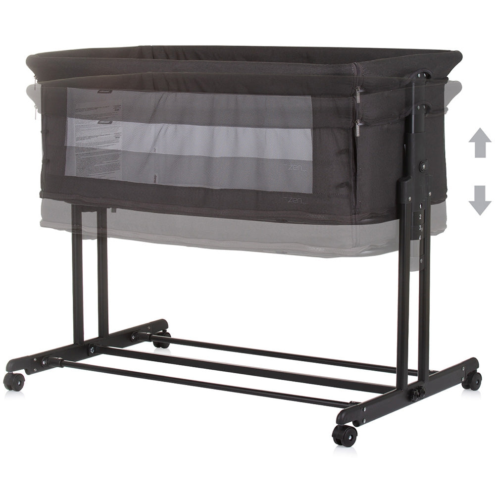Patut co-sleeper si tarc Chipolino Zen obsidian - gogobaby.ro