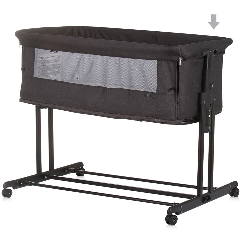 Patut co-sleeper si tarc Chipolino Zen obsidian - gogobaby.ro