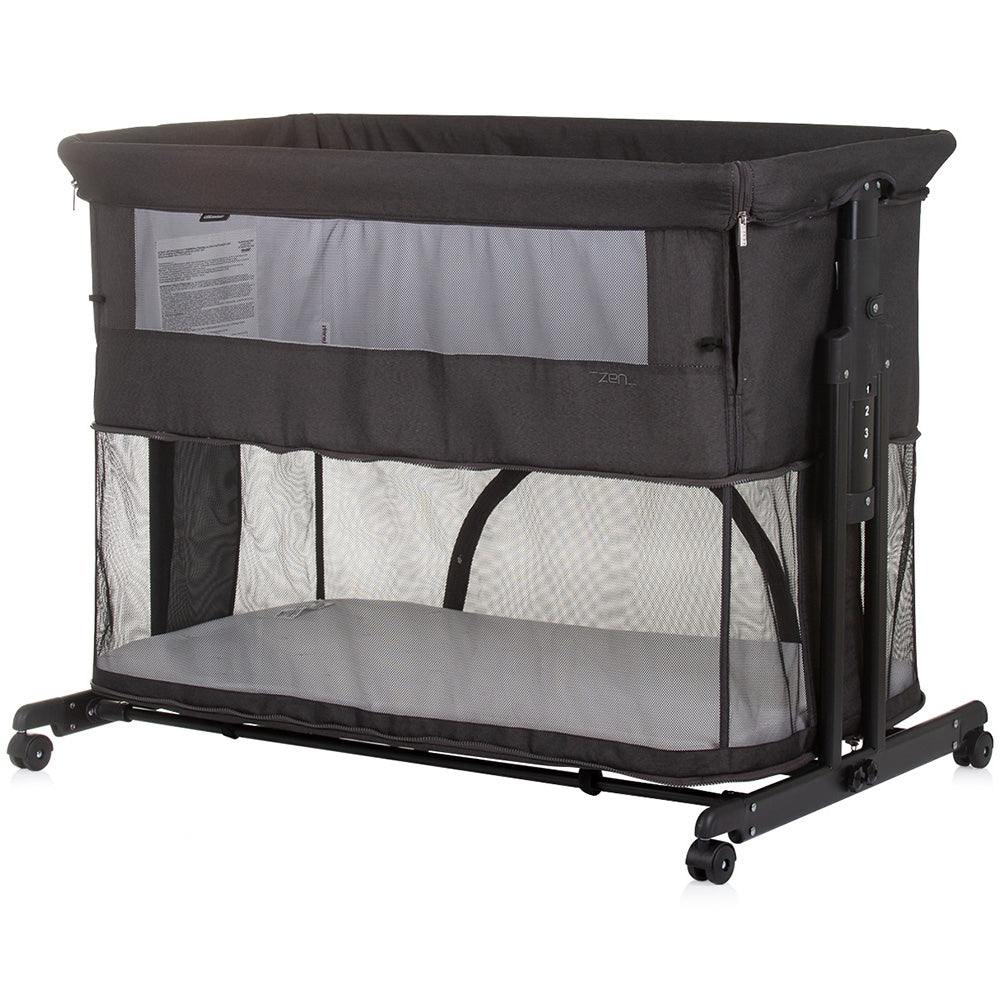 Patut co-sleeper si tarc Chipolino Zen obsidian - gogobaby.ro
