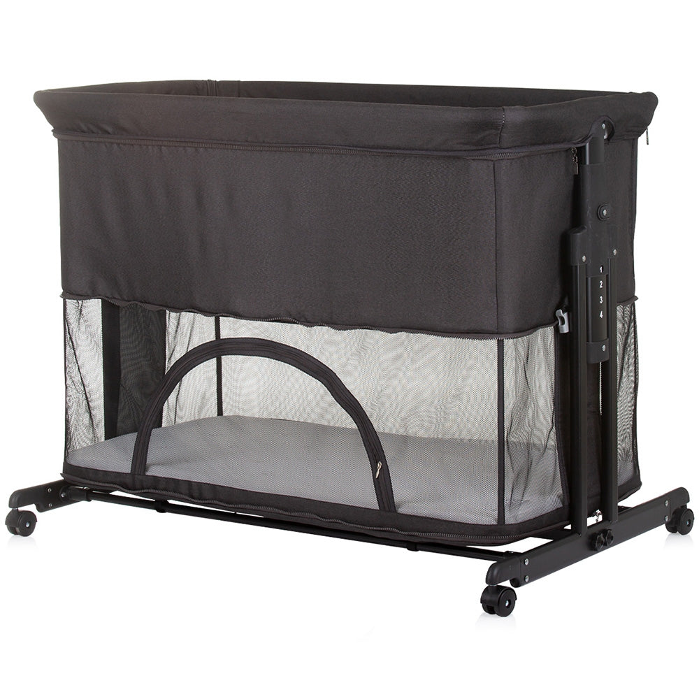 Patut co-sleeper si tarc Chipolino Zen obsidian - gogobaby.ro