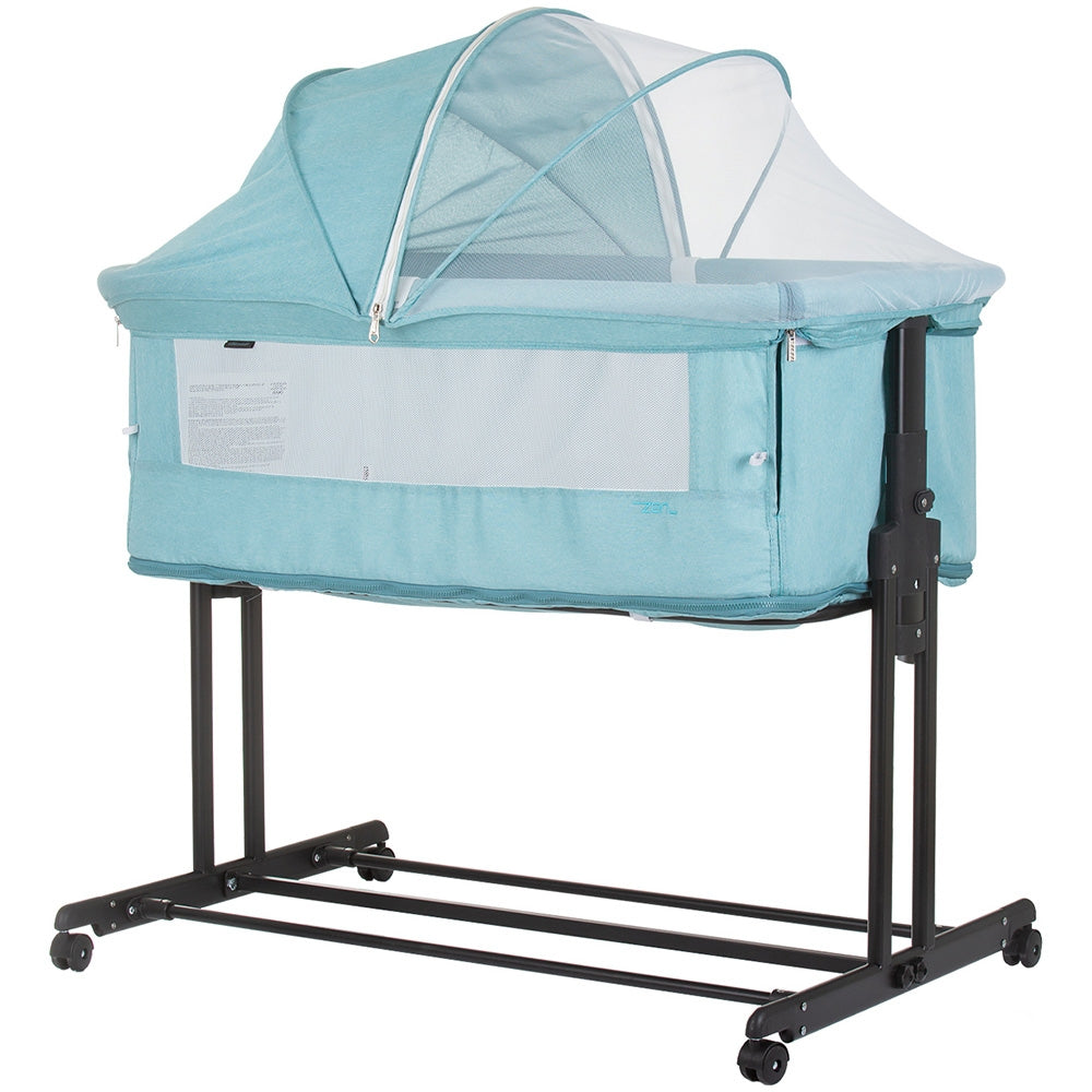 Patut co-sleeper si tarc Chipolino Zen pastel green - gogobaby.ro