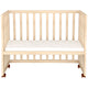 Patut copii din lemn co-sleeper Hubners Eva 94x46 cm natur