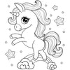 Patut copii din lemn Hubners Calisto Unicorn 120x60 cm maro cu sertar