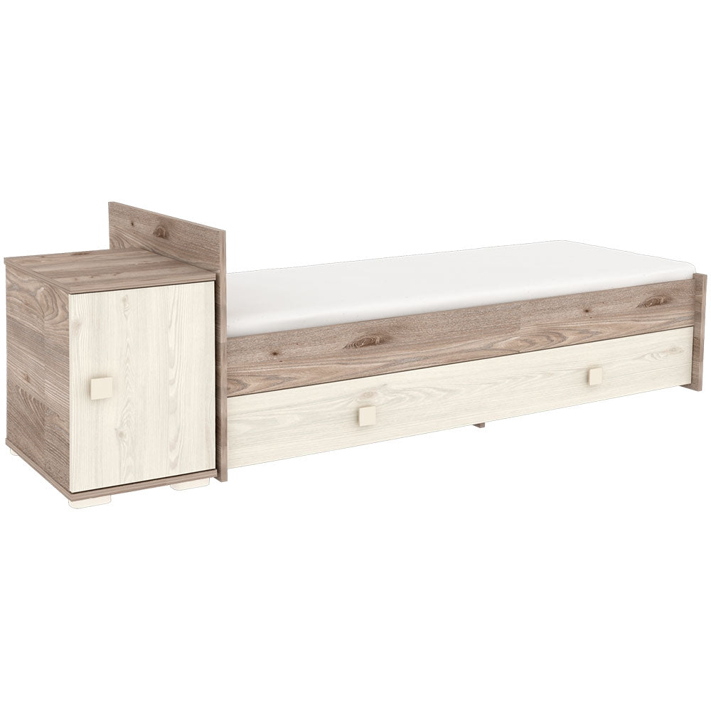 Patut copii transformabil din lemn cu 5 sertare Hubners Sofia Multi Kombi 120x70 cm crem nisip - gogobaby.ro