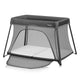 Patut multifunctional, Lionelo, Alice, 3 in 1, 2 trepte de inaltime pentru saltea, Pliabil, Material rezistent Oxford 300D, Cu iesire laterala, Geanta de transport, Pana 15 kg, 0 luni+, 104×70×74 cm, Gri