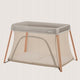 Patut multifunctional, Lionelo, Alice, 3 in 1, Material rezistent Oxford 300D, Cu iesire laterala, 0 luni+, 104×70×74 cm, Bej