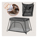 Patut multifunctional, Lionelo, Alice, 3 in 1, 2 trepte de inaltime pentru saltea, Pliabil, Material rezistent Oxford 300D, Cu iesire laterala, Geanta de transport, Pana 15 kg, 0 luni+, 104×70×74 cm, Gri