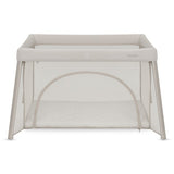 Patut multifunctional, Lionelo, Mila, 2 in 1, Saltea 4 cm cu spuma T25, 2 niveluri de inaltime, Pliere rapida, Intrare laterala, Geanta de transport inclusa, 0-36 luni, Pana la 15 kg, Bej