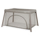 Patut multifunctional, Lionelo, Mila, 2 in 1, Saltea 4 cm cu spuma T25, 2 niveluri de inaltime, Pliere rapida, Intrare laterala, Geanta de transport inclusa, 0-36 luni, Pana la 15 kg, Bej Taupe