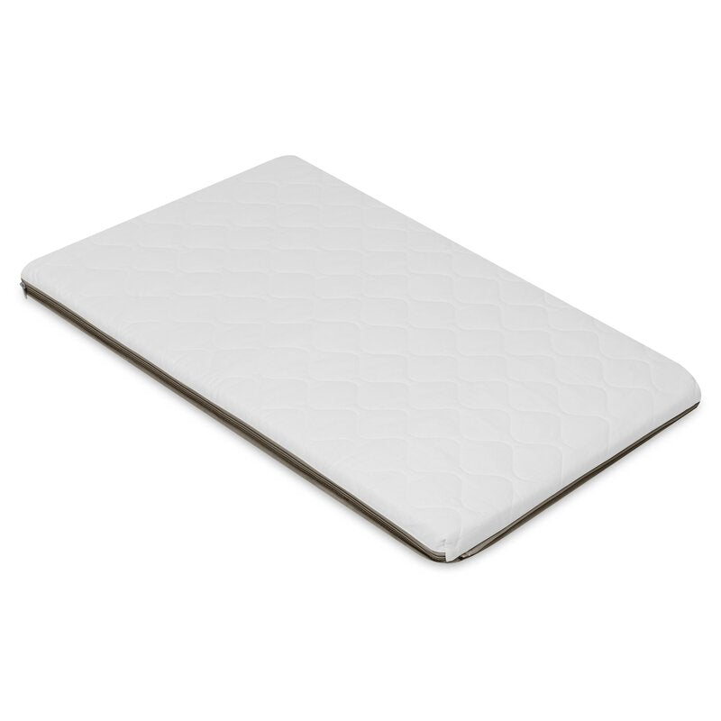 Patut multifunctional, Lionelo, Mila, 2 in 1, Saltea 4 cm cu spuma T25, 2 niveluri de inaltime, Pliere rapida, Intrare laterala, Geanta de transport inclusa, 0-36 luni, Pana la 15 kg, Bej Taupe