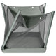 Patut multifunctional, Lionelo, Mila, 2 in 1, Saltea 4 cm cu spuma T25, 2 niveluri de inaltime, Pliere rapida, Intrare laterala, Geanta de transport inclusa, 0-36 luni, Pana la 15 kg, Verde