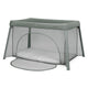 Patut multifunctional, Lionelo, Mila, 2 in 1, Saltea 4 cm cu spuma T25, 2 niveluri de inaltime, Pliere rapida, Intrare laterala, Geanta de transport inclusa, 0-36 luni, Pana la 15 kg, Verde