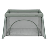 Patut multifunctional, Lionelo, Mila, 2 in 1, Saltea 4 cm cu spuma T25, 2 niveluri de inaltime, Pliere rapida, Intrare laterala, Geanta de transport inclusa, 0-36 luni, Pana la 15 kg, Verde