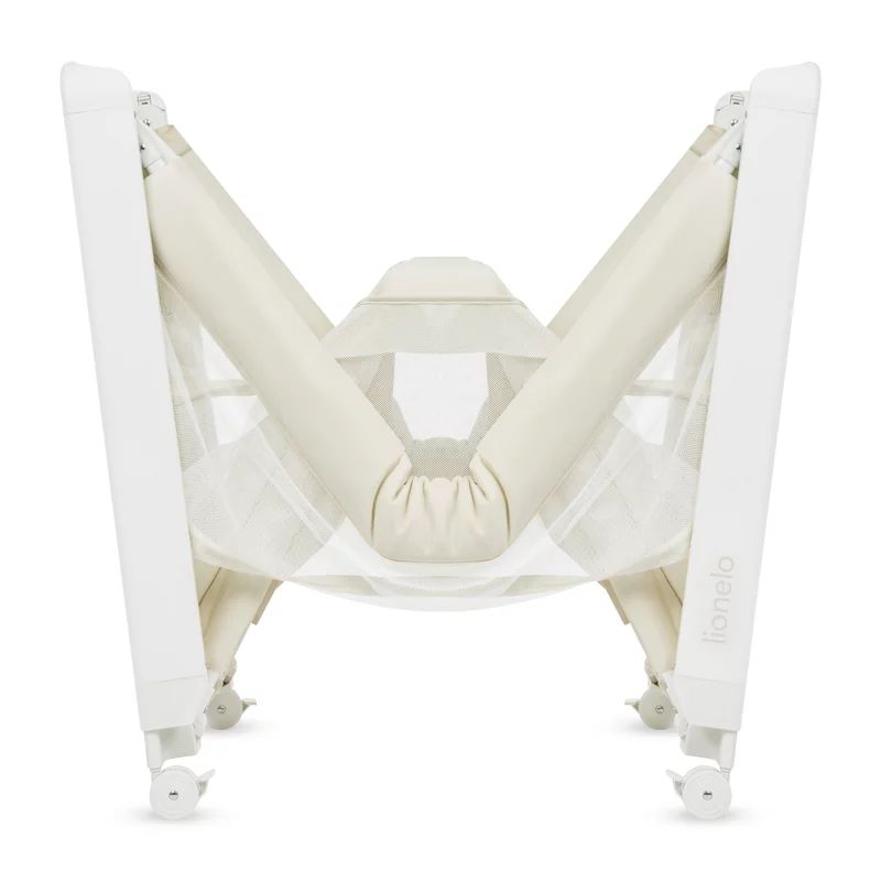 Patut multifunctional, Lionelo, Patty, 5 in 1, 0- 36 luni, Co-sleeper, Tarc de joaca, Patut de calatorie, Laterala rabatabila, 2 trepte reglare saltea, Roti, Husa transport inclusa, Bej