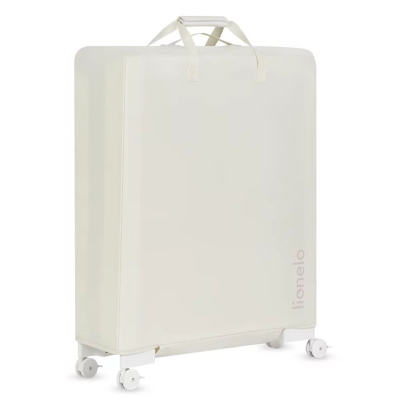 Patut multifunctional, Lionelo, Patty, 5 in 1, 0- 36 luni, Co-sleeper, Tarc de joaca, Patut de calatorie, Laterala rabatabila, 2 trepte reglare saltea, Roti, Husa transport inclusa, Bej