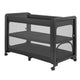 Patut multifunctional, Lionelo, Patty, 5 in 1, 0- 36 luni, Co-sleeper, Tarc de joaca, Patut de calatorie, Laterala rabatabila, 2 trepte reglare saltea, Roti, Husa transport inclusa, Gri