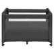 Patut multifunctional, Lionelo, Patty, 5 in 1, 0- 36 luni, Co-sleeper, Tarc de joaca, Patut de calatorie, Laterala rabatabila, 2 trepte reglare saltea, Roti, Husa transport inclusa, Gri