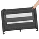 Patut multifunctional, Lionelo, Patty, 5 in 1, 0- 36 luni, Co-sleeper, Tarc de joaca, Patut de calatorie, Laterala rabatabila, 2 trepte reglare saltea, Roti, Husa transport inclusa, Gri