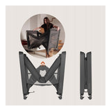 Patut multifunctional, Lionelo, Patty, 5 in 1, 0- 36 luni, Co-sleeper, Tarc de joaca, Patut de calatorie, Laterala rabatabila, 2 trepte reglare saltea, Roti, Husa transport inclusa, Gri