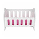 Patut pentru papusi, Free2Play, Cu pernuta confortabila, 46x33x33 cm, 36 luni+, White