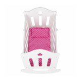 Patut pentru papusi, Free2Play, Cu pernuta confortabila, 46x33x33 cm, 36 luni+, White