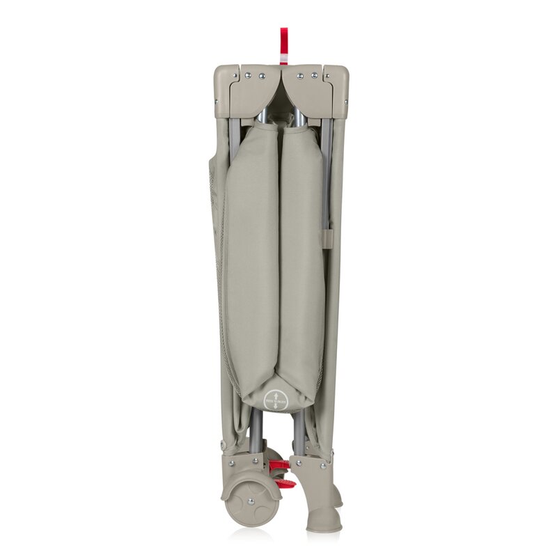 Patut pliant multifunctional, Lionelo, Ellen, Cu laterala culisanta, Nivel suplimentar, Intrare laterala cu fermoar, 2 roti, Saltea pliabila si geanta de transport incluse, 0- 36 luni, Pana la 15 kg, 120x60 cm, Conform cu EN 716, Bej